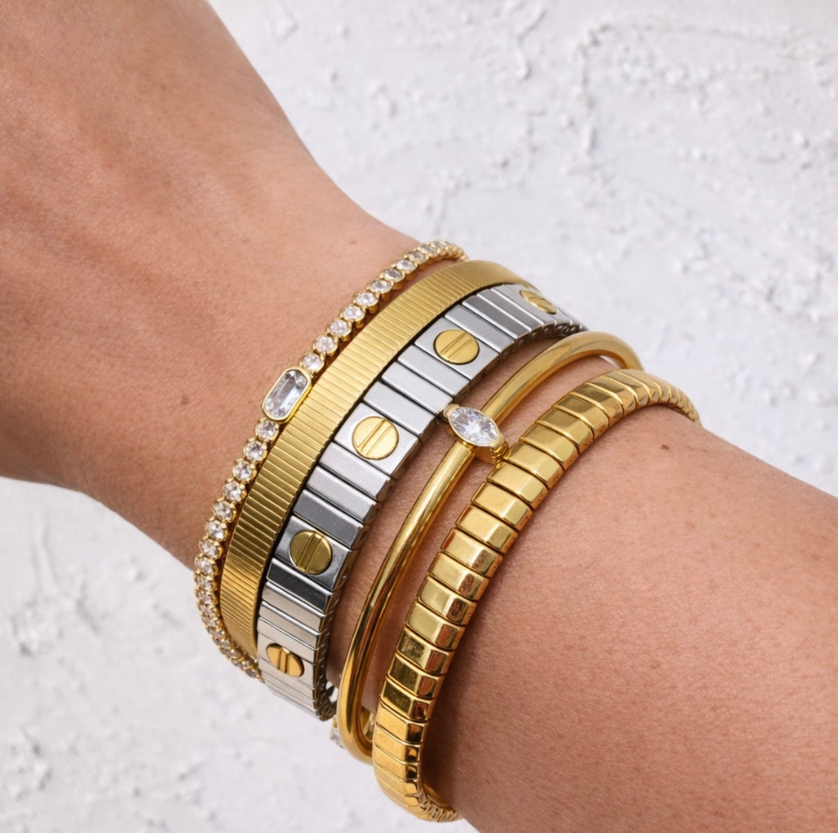 The Harlow Two Tone Bracelet