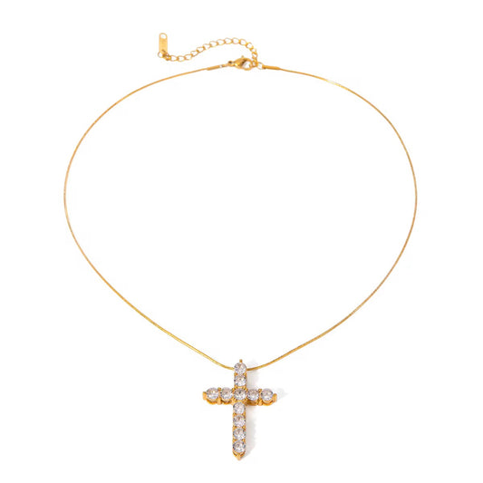 The Seraphina Cross Necklace