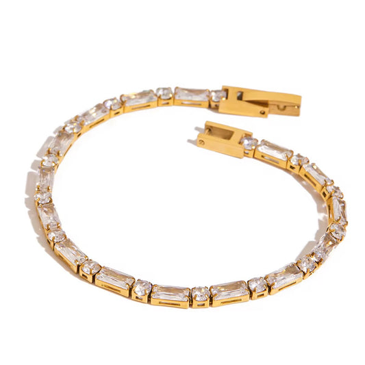 Rose Tennis Bracelet