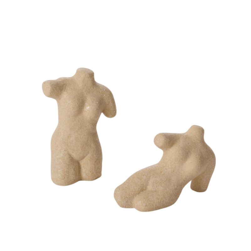 Aphrodite Ceramic Figure Sculptures – Set of 2