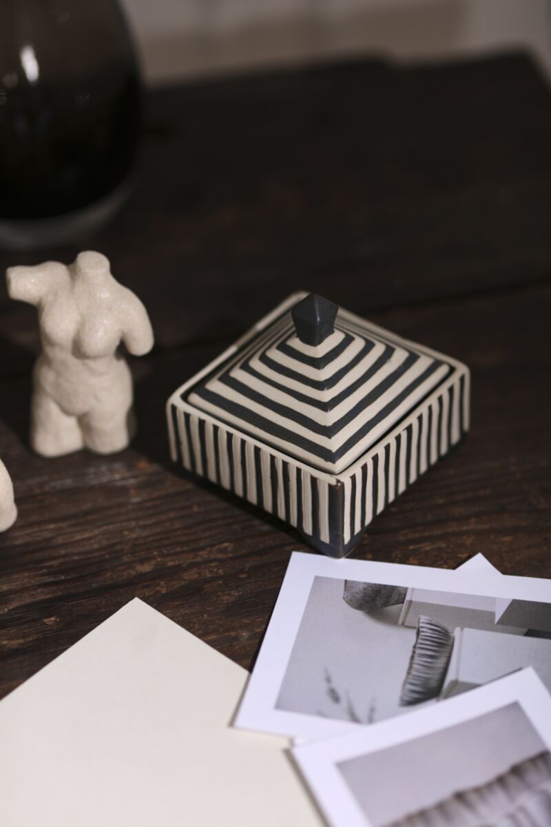 The Banda Striped Keepsake Box