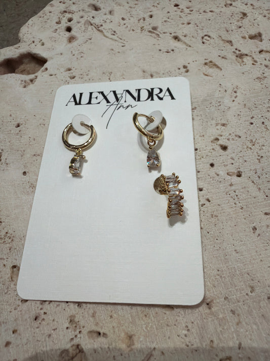 The Alessia Earring & Cuff Set