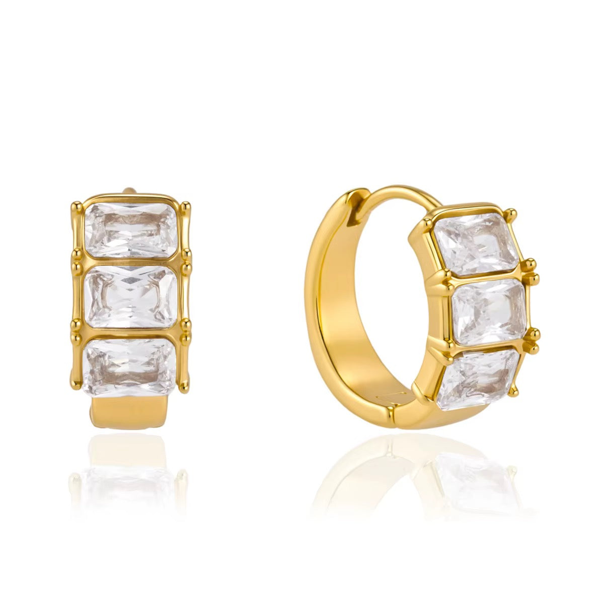 The Monroe Huggie Earrings
