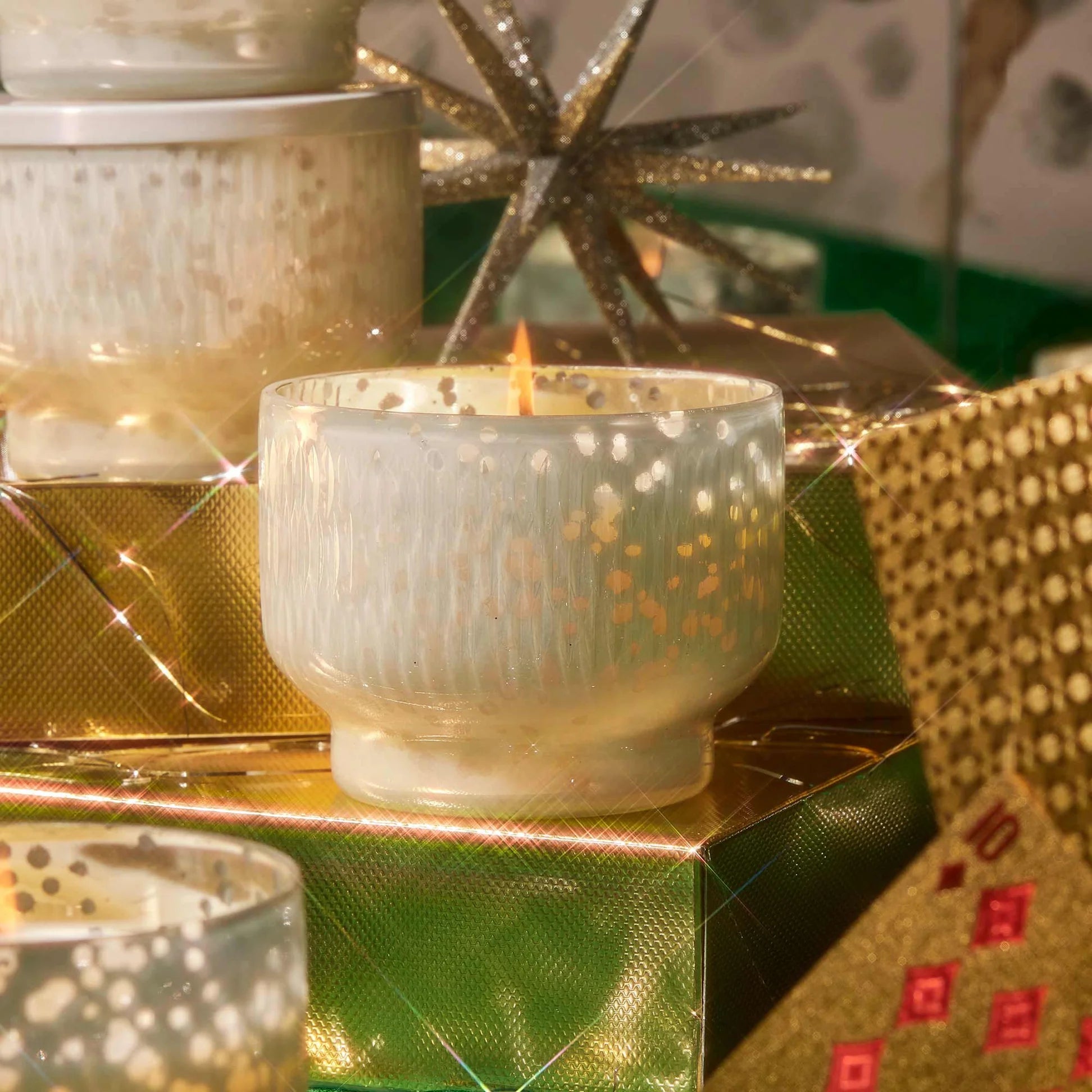 Capri Blue Apple Cider Social Mercury Holiday Inverted Candle