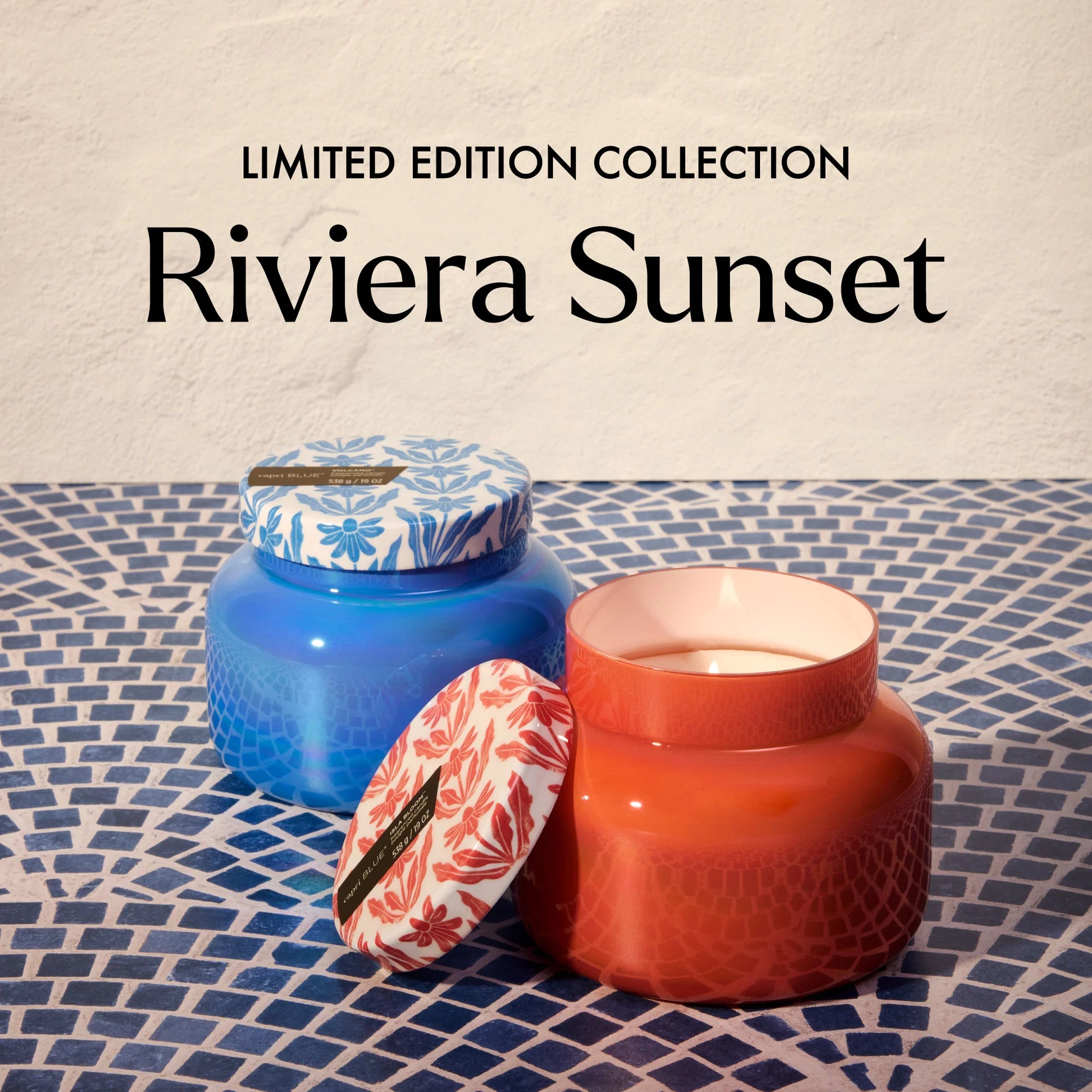 Capri Blue Volcano Riviera Sunset Signature Candle