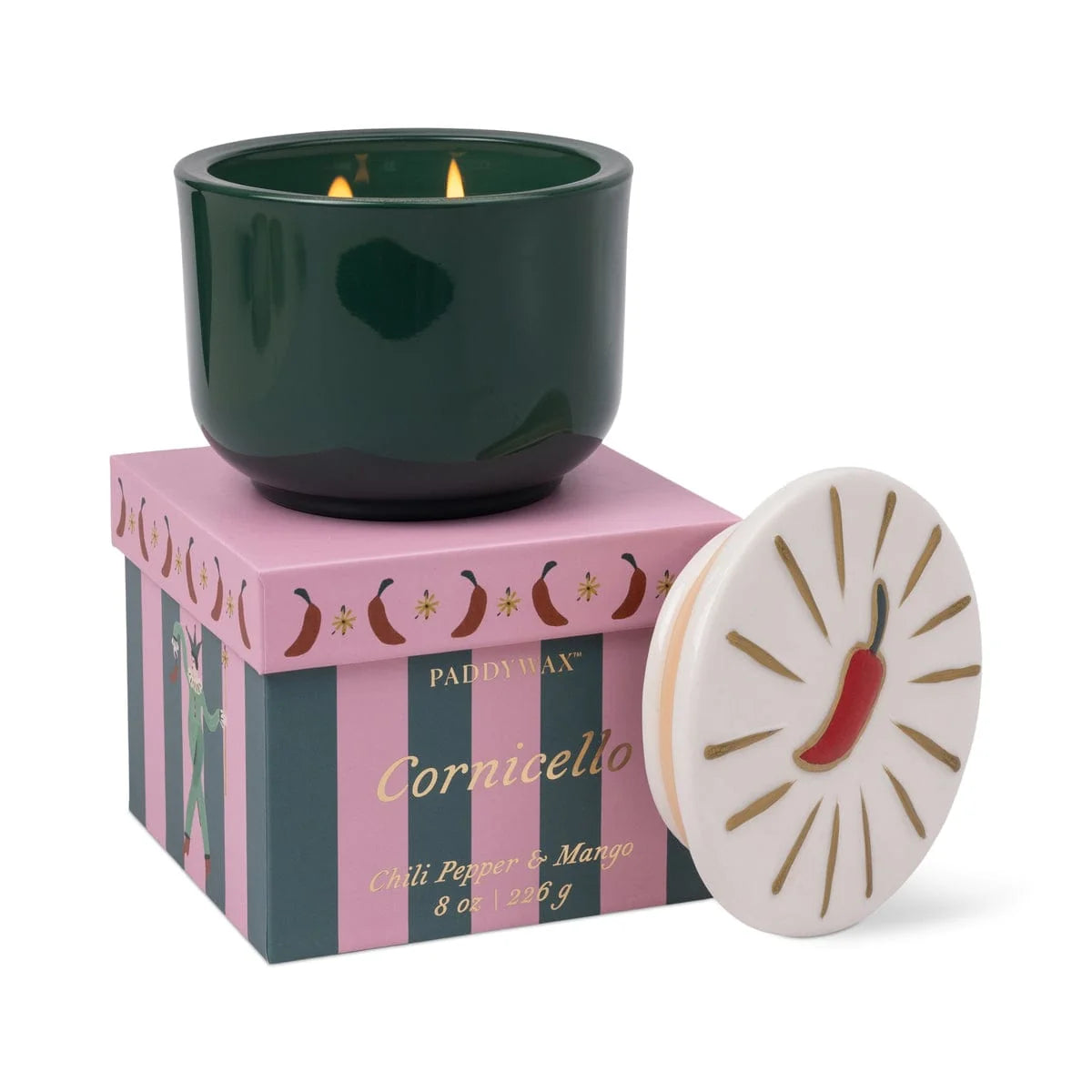 Paddywax Chili Pepper & Mango Charmed Candle