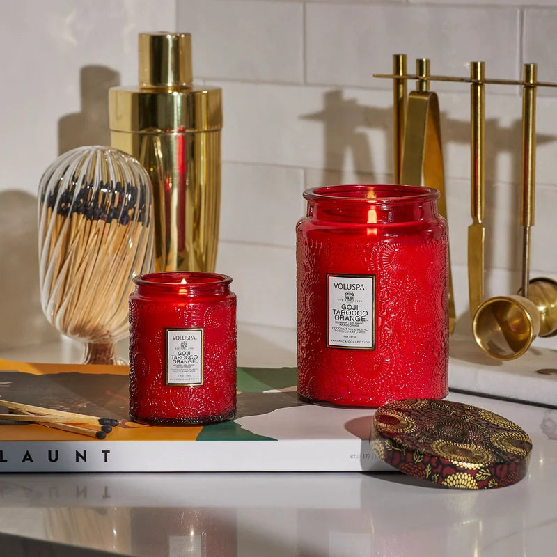 Voluspa Goji Tarocco Orange Small Jar Candle – 5.5 oz