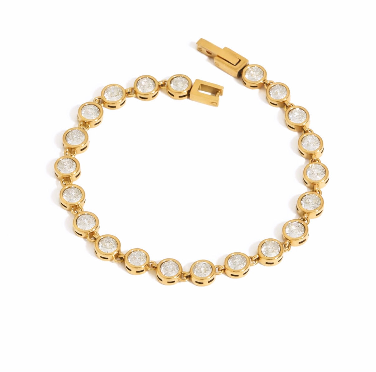 The Everly Bezel-set Bracelet