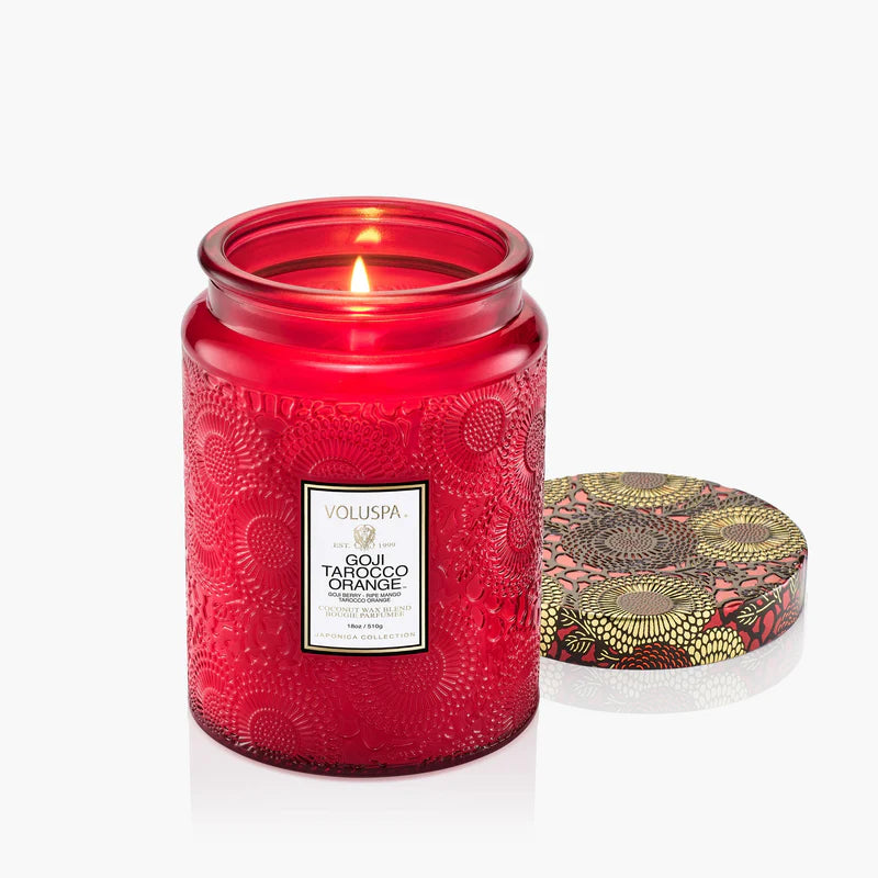Voluspa Goji Tarocco Orange Large Jar Candle – 18 oz