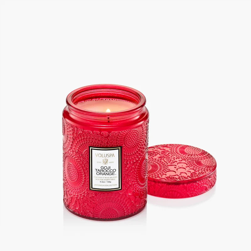 Voluspa Goji Tarocco Orange Small Jar Candle – 5.5 oz