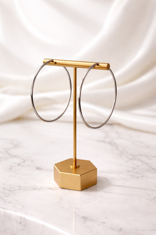 The Estelle Silver Hoops
