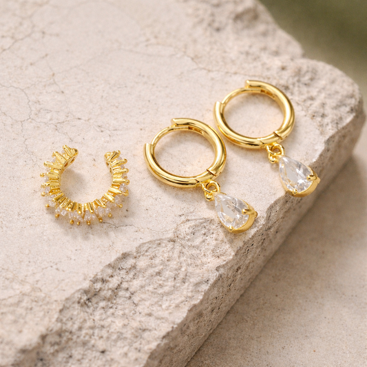 The Alessia Earring & Cuff Set