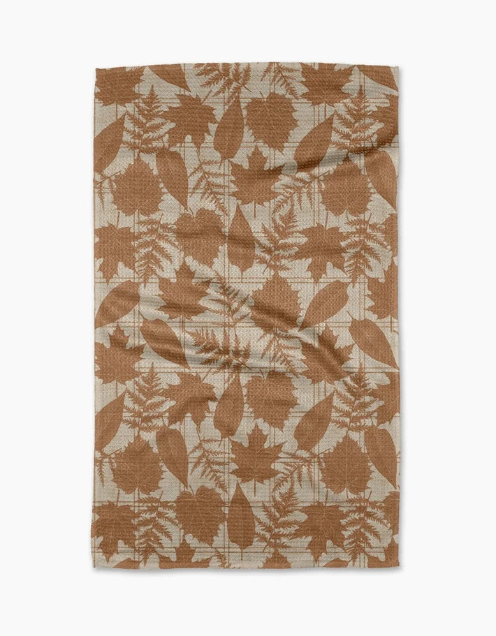 Fall Geometry Kitchen Tea Towels