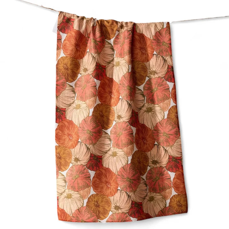 Fall Geometry Kitchen Tea Towels