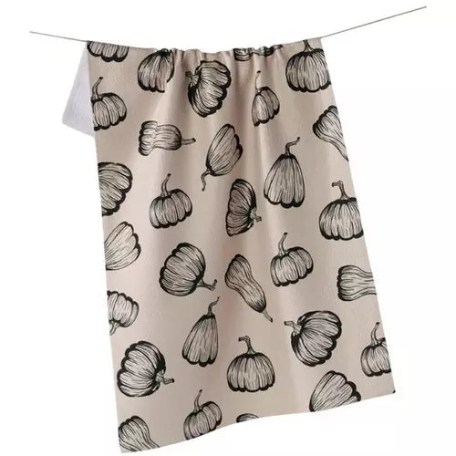 Fall Geometry Kitchen Tea Towels