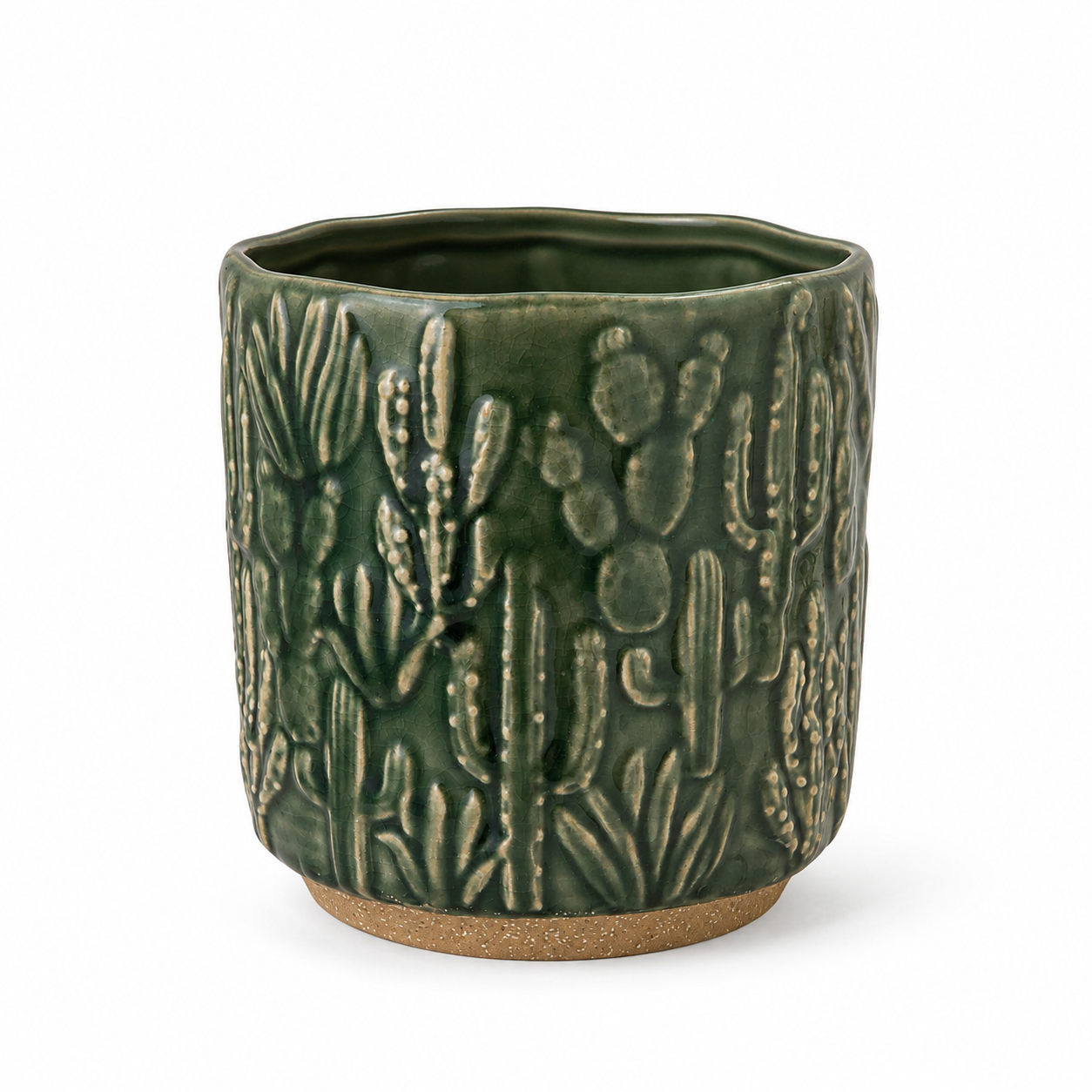 Textured Cactus Planter