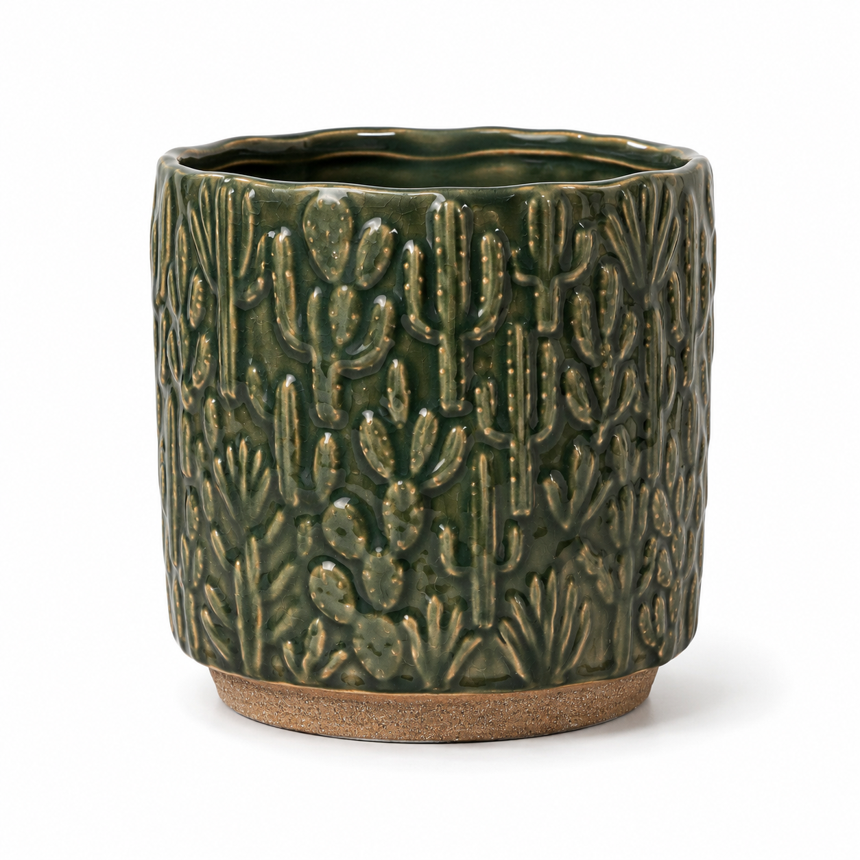 Textured Cactus Planter