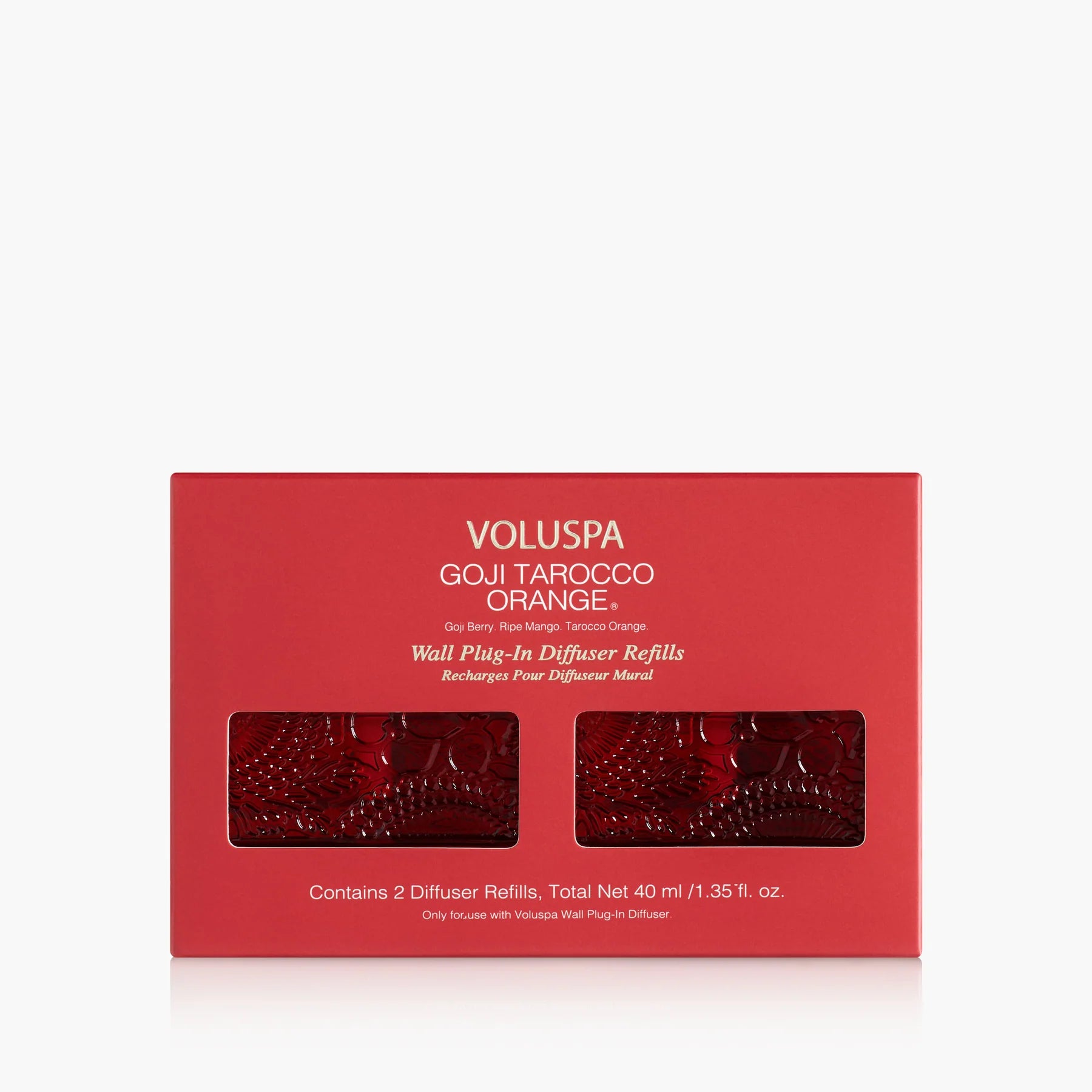 Voluspa Goji Tarocco Wall Plug-In Twin Refill Pack