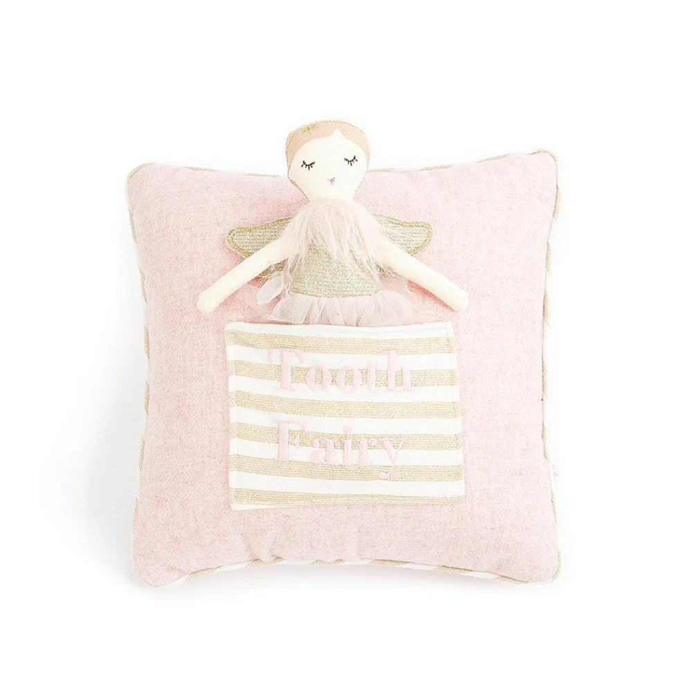 Mon Ami Tooth Fairy Doll and Pillow Set – Pink