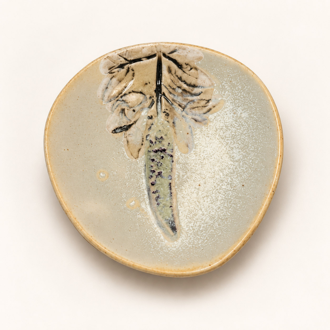 Petite Botanical Stoneware Plate