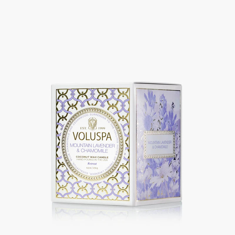 Voluspa Mountain Lavender & Chamomile Classic Candle – 9.5 oz