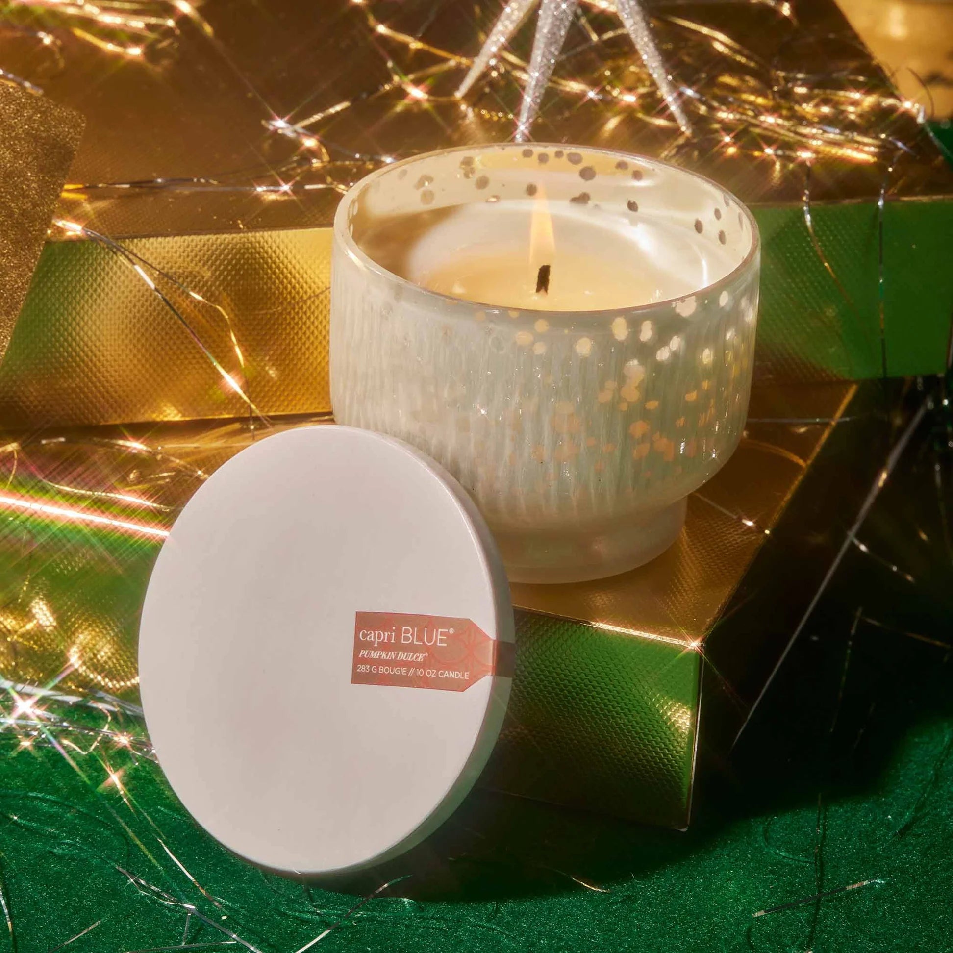Capri Blue Pumpkin Dulce Mercury Holiday Inverted Candle