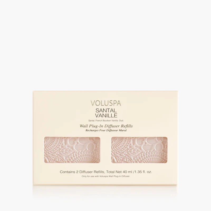 Voluspa Santal Vanille Wall Plug-In Twin Refill
