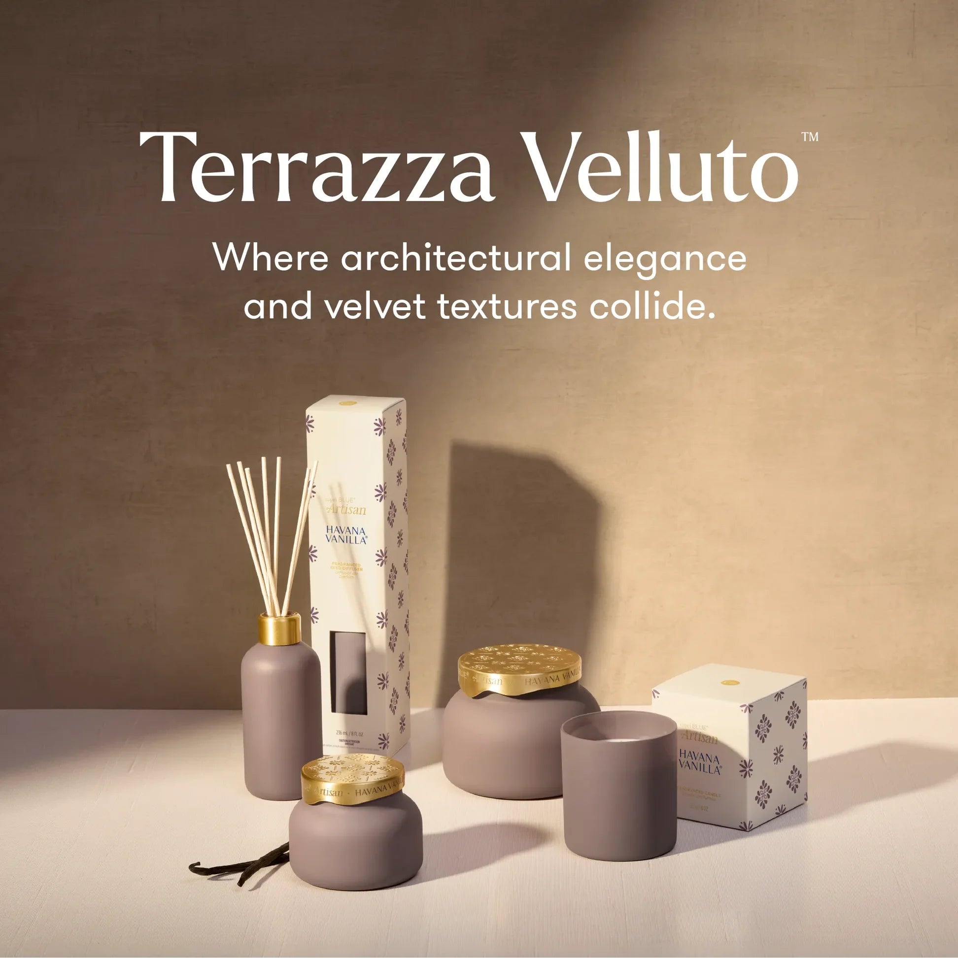 Capri Blue Havana Vanilla Terrazza Velluto Petite Candle