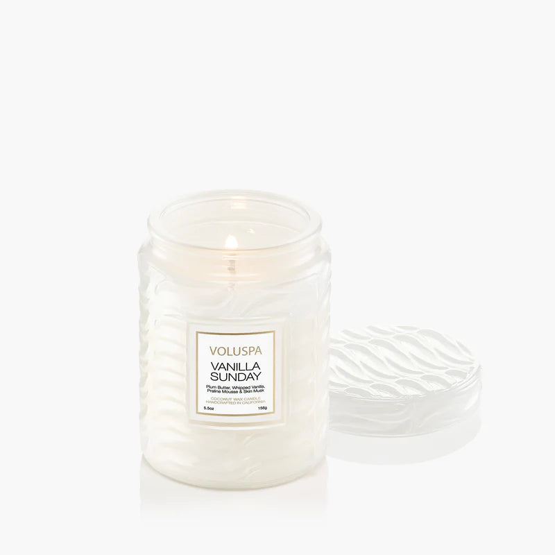 Voluspa Vanilla Sunday Small Jar Candle – 5.5 oz