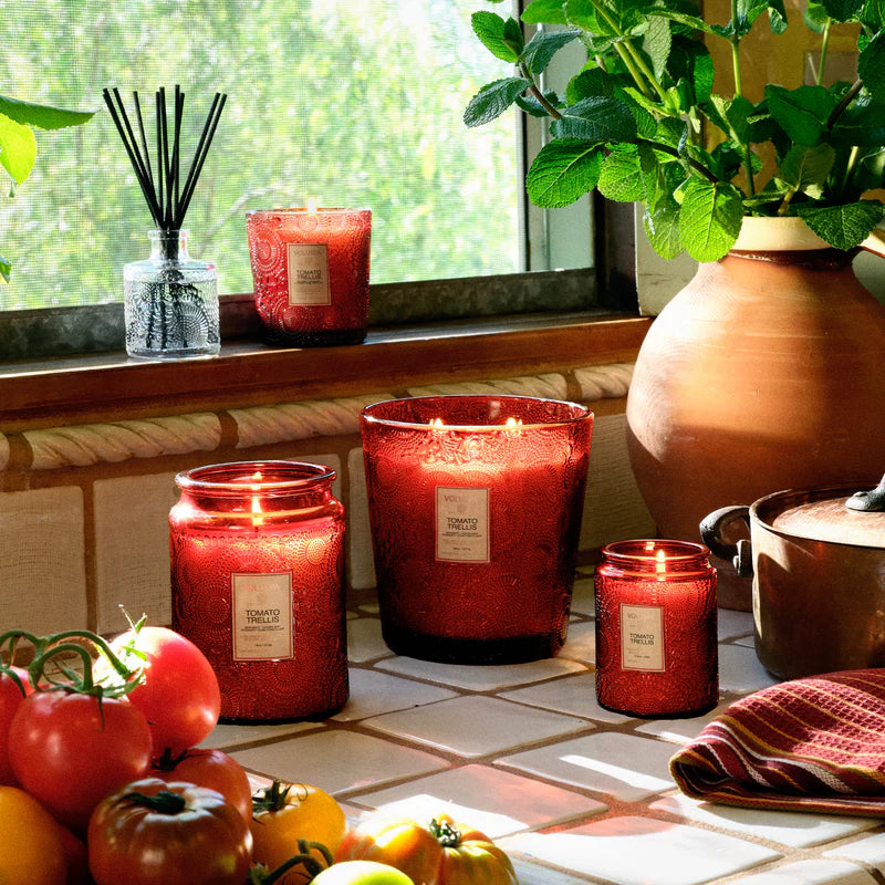 Voluspa Tomato Trellis Large Jar Candle – 18 oz