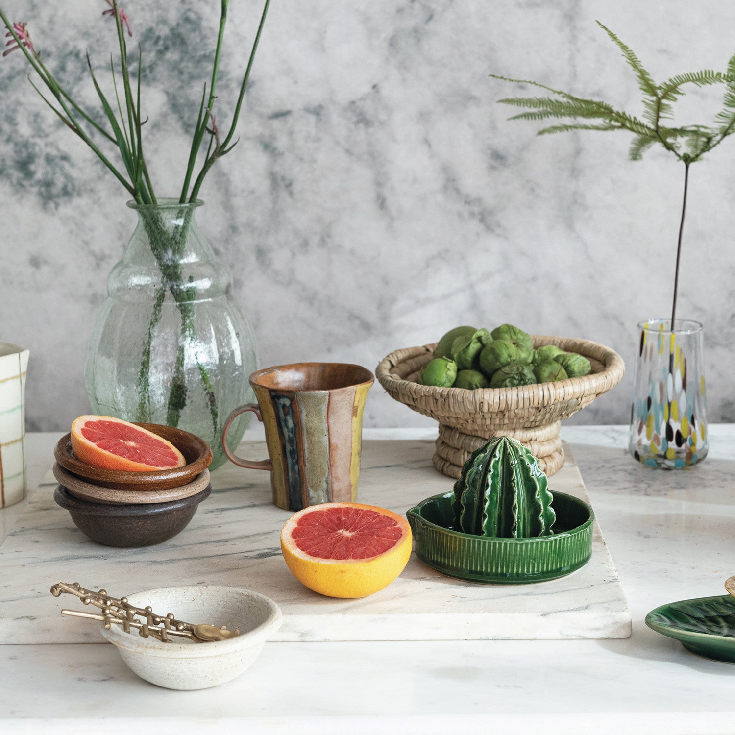 Cactus Stoneware Citrus Juicer