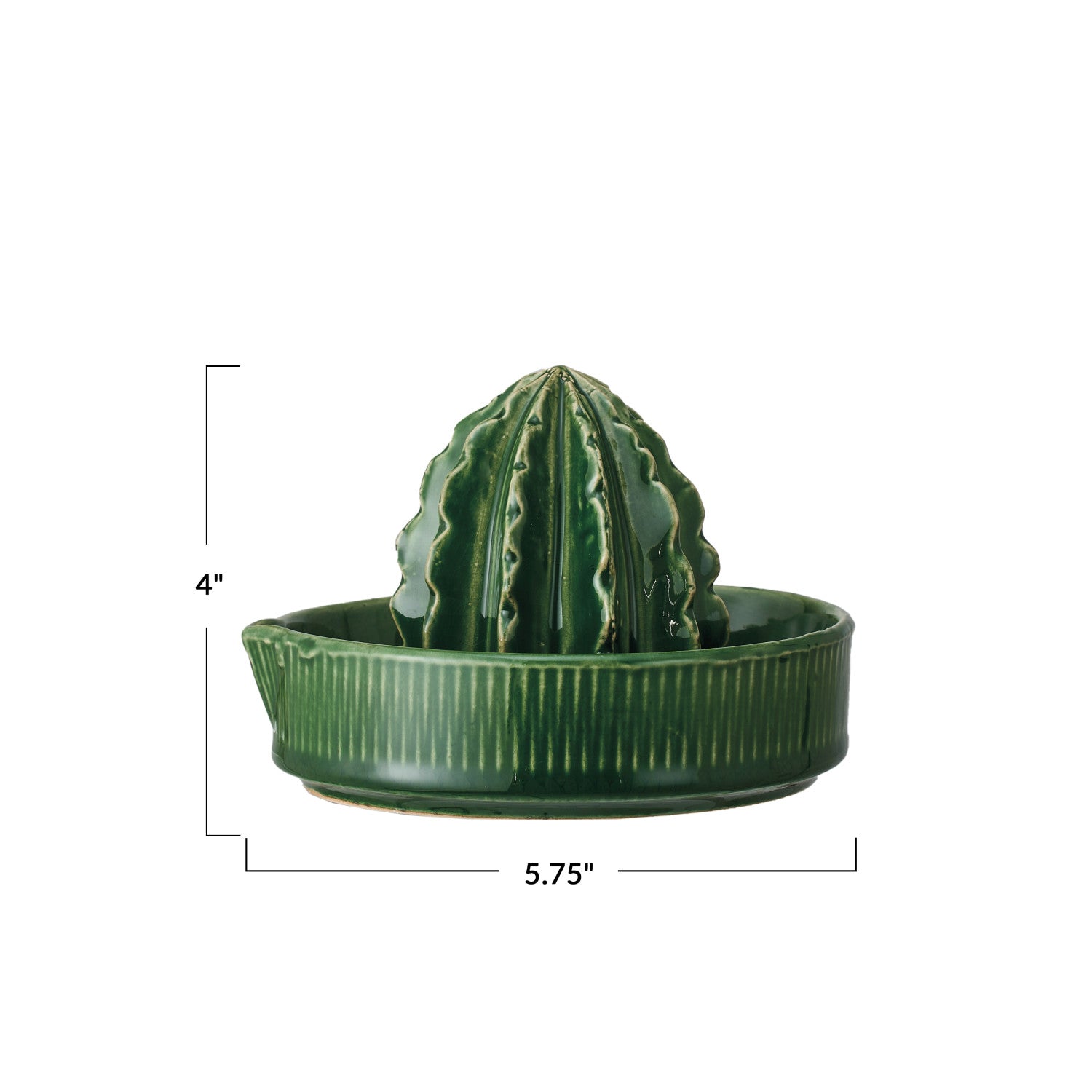 Cactus Stoneware Citrus Juicer