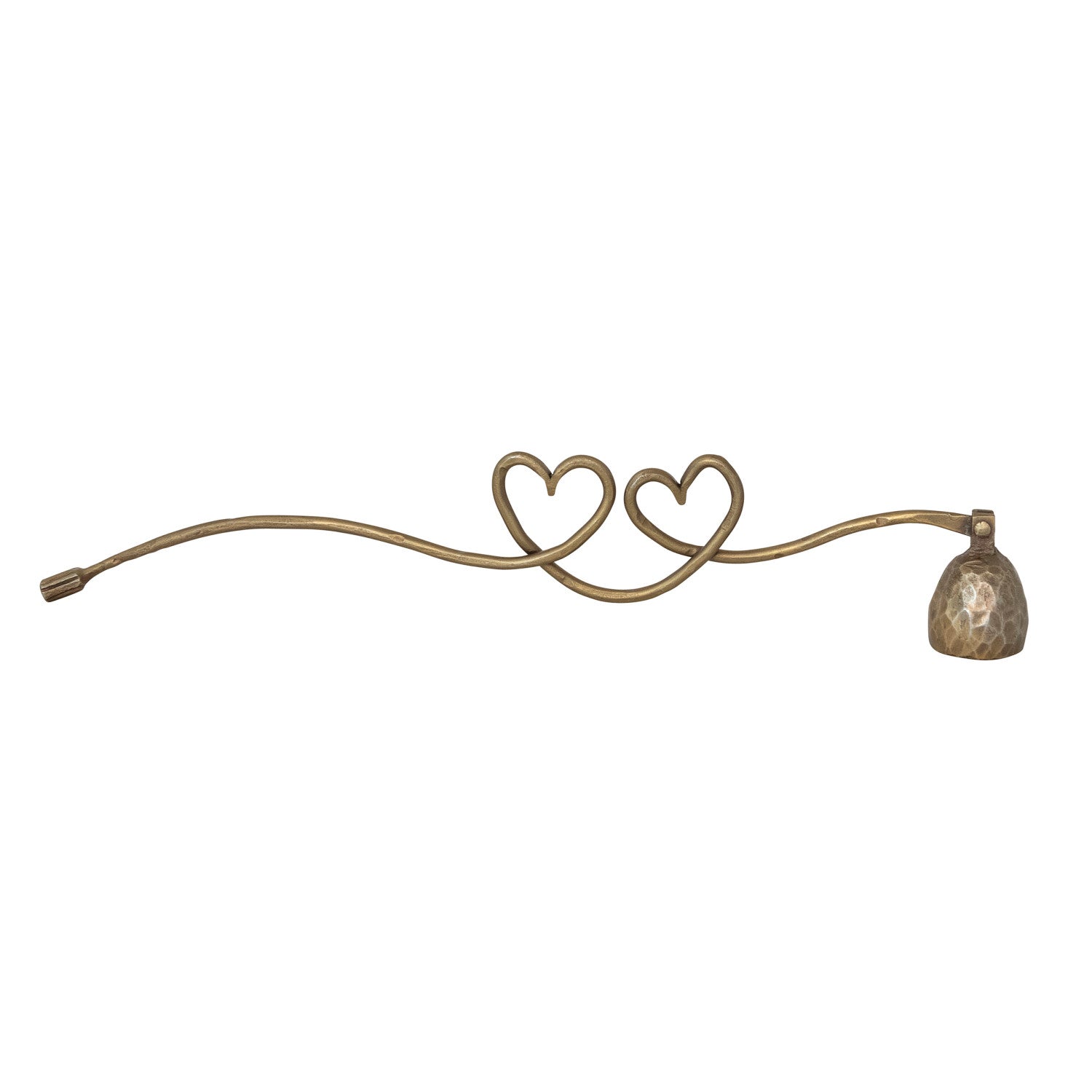 Heart Handle Hand-Forged Candle Snuffer