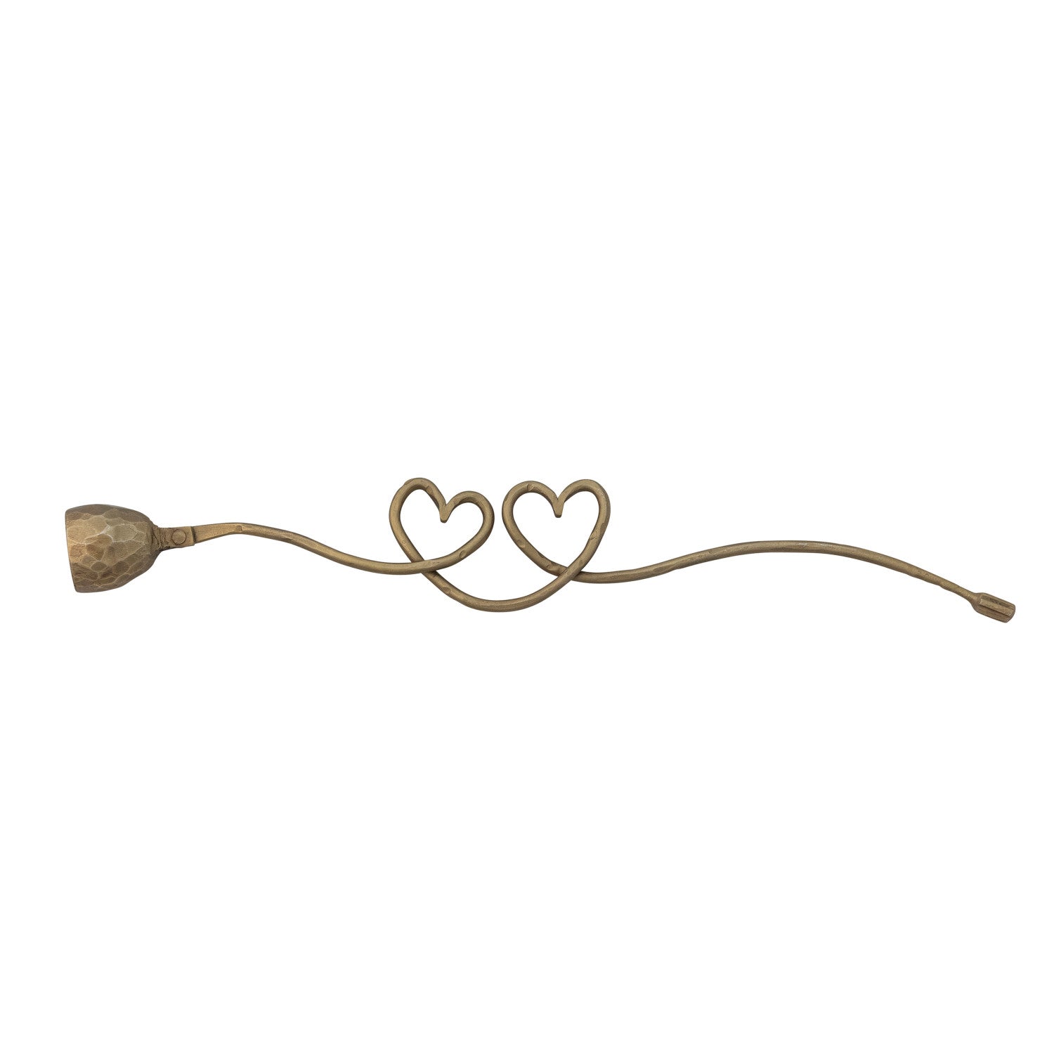 Heart Handle Hand-Forged Candle Snuffer